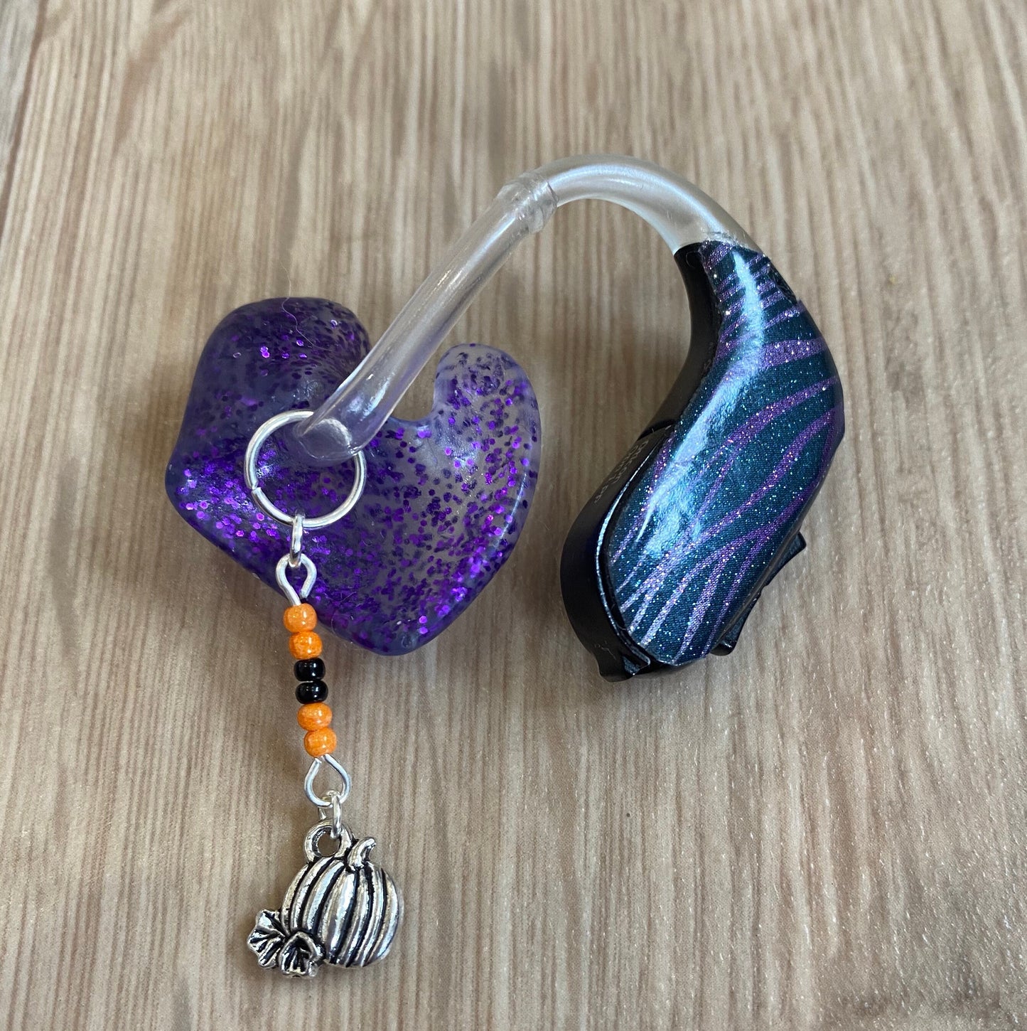 Pumpkin Hearing Aid Charms