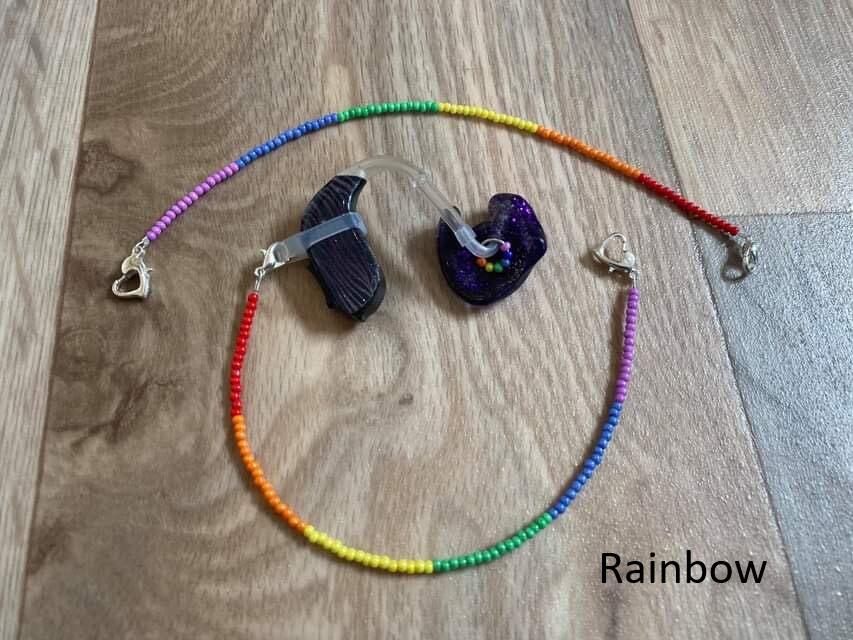 Beaded Hearing Aid Retainers