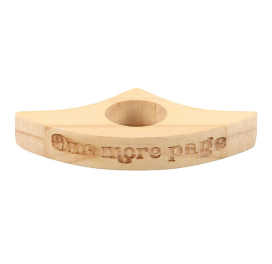 Book Worm Wooden Page Holder