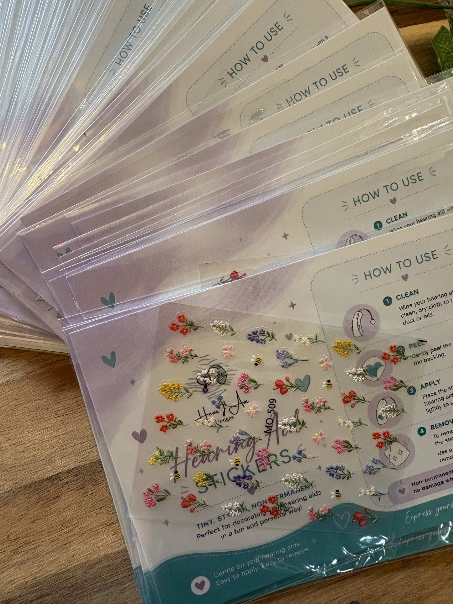 Hearing Aid Stickers - Various Designs
