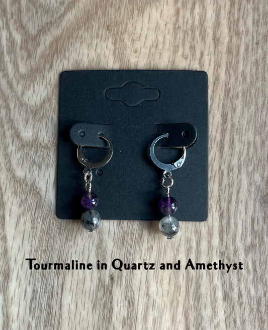 Mixed Crystal Dangle Earrings - Various Options Available