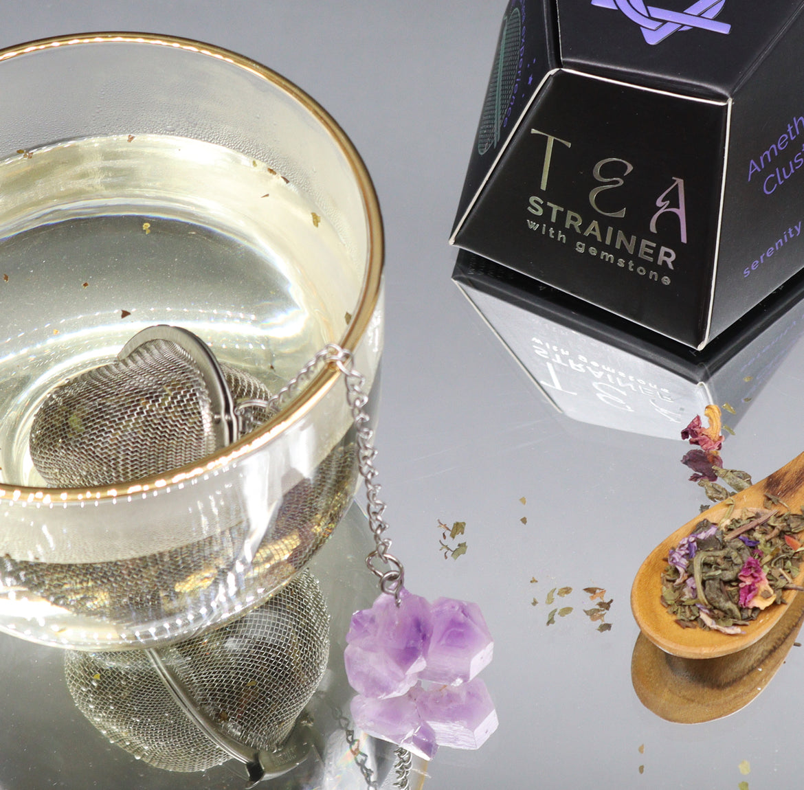 Crystal Tea Strainers