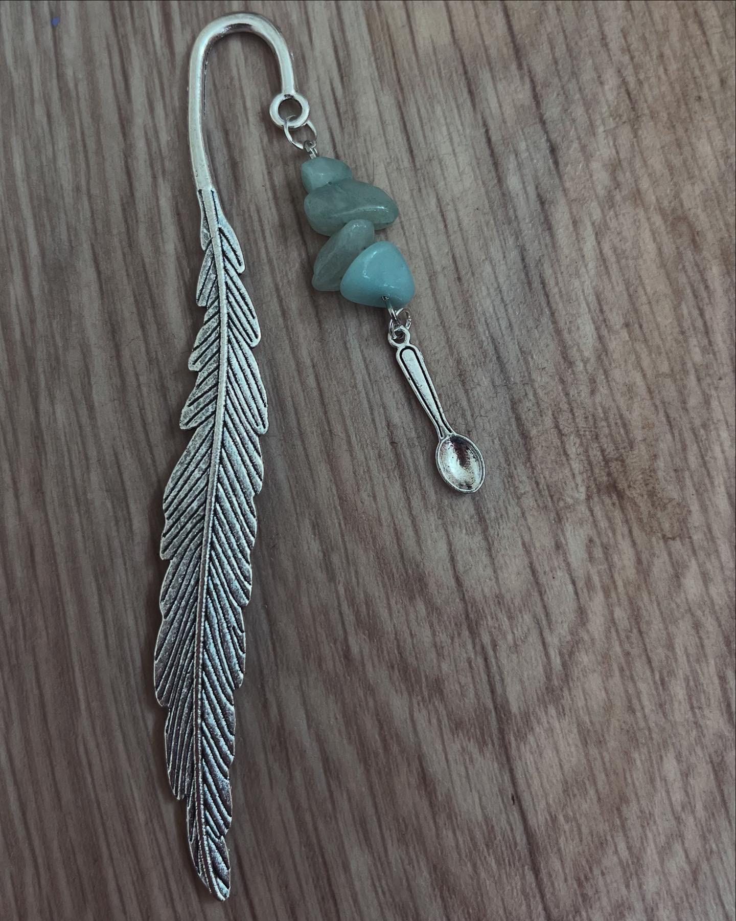 Crystal Feather Bookmarks