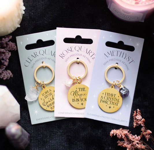Crystal Keyrings - various designs