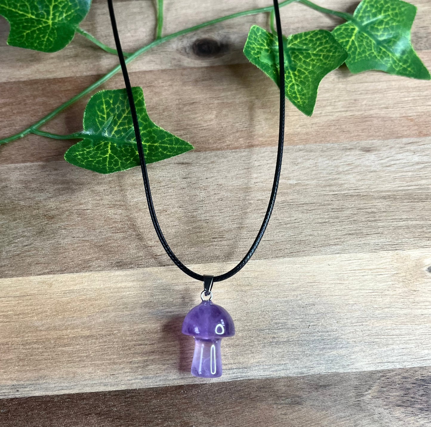 Crystal Mushroom Pendants
