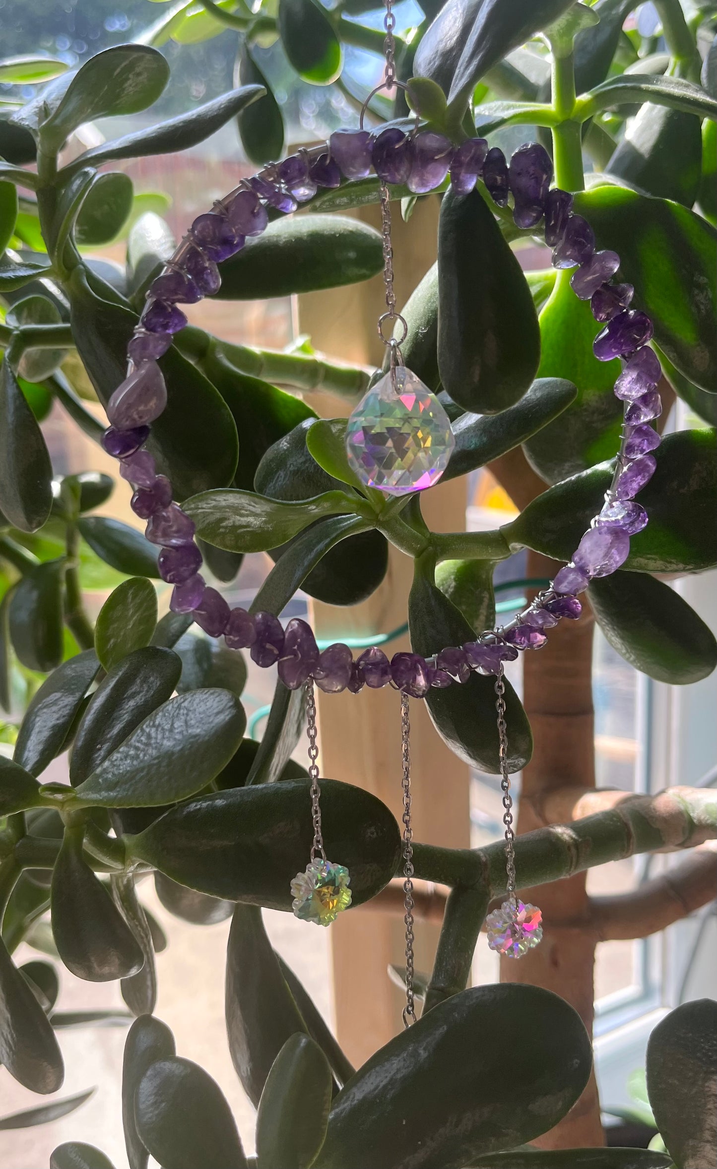 Medium Amethyst Suncatcher
