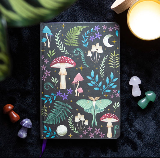 Dark Forest Print A5 Notebook
