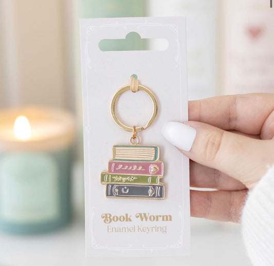 Bookworm Keyring
