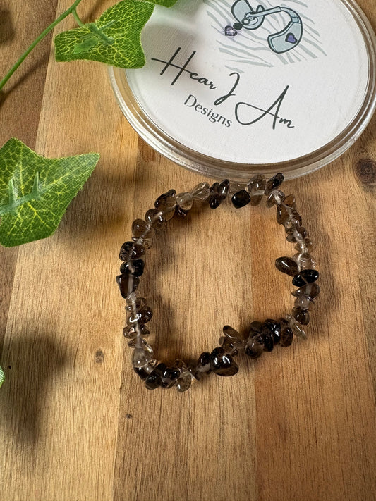 Elasticated Crystal Chip Bracelets