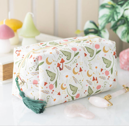 Fairy Folklore Print Makeup Bag