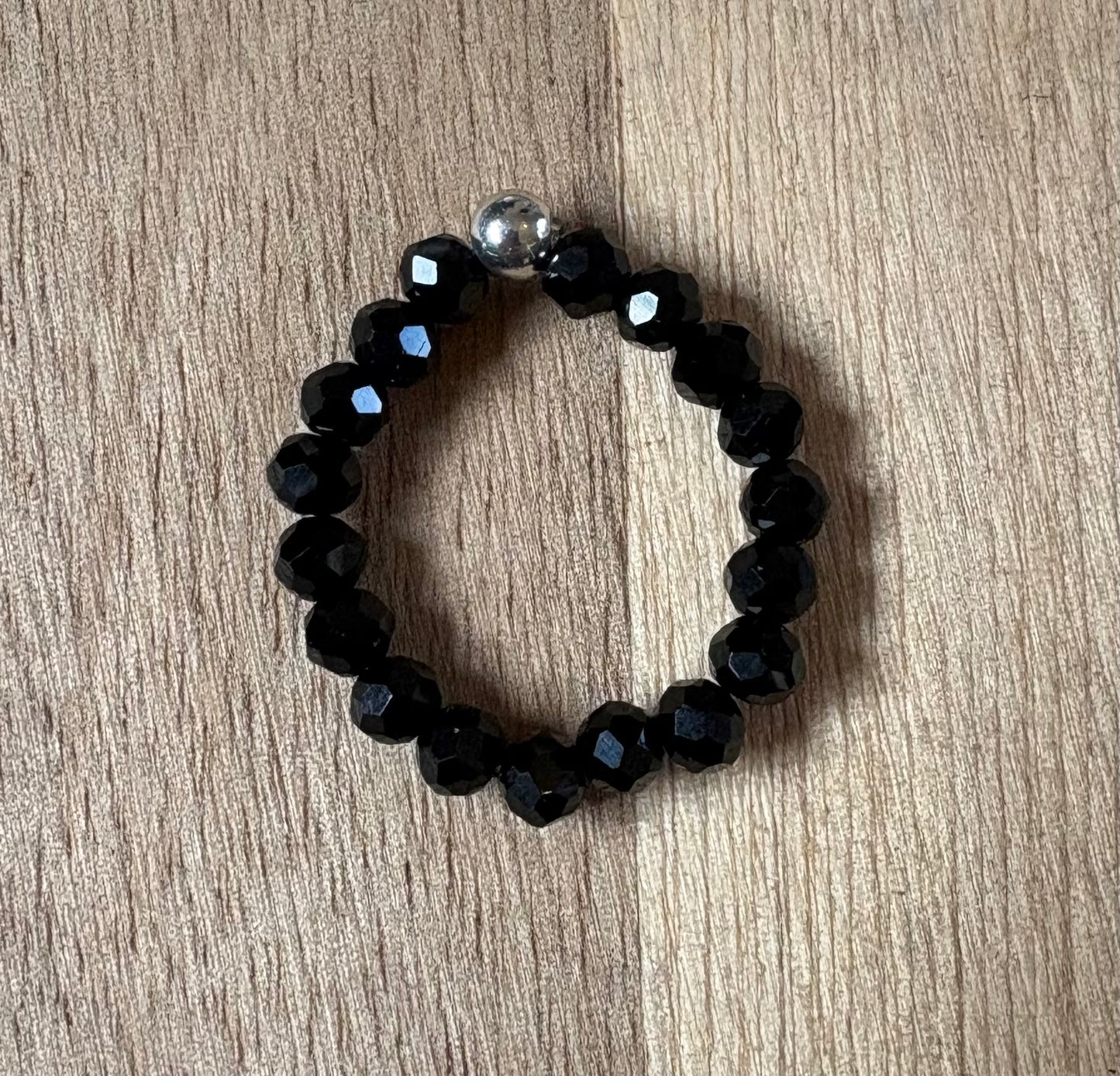 Crystal Beaded Rings - Various Materials Available