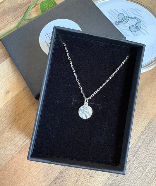925 Sterling Silver Zebra Print Pendant – EDS Awareness Jewellery