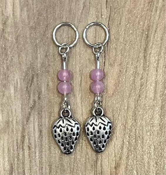 Strawberry Hearing Aid Charms