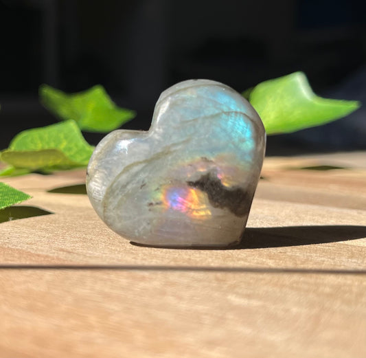 Crystal Heart Carvings