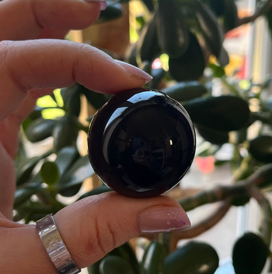 Black Obsidian Sphere