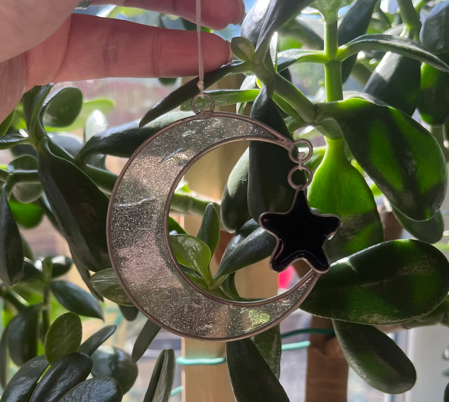Crescent Moon Suncatcher