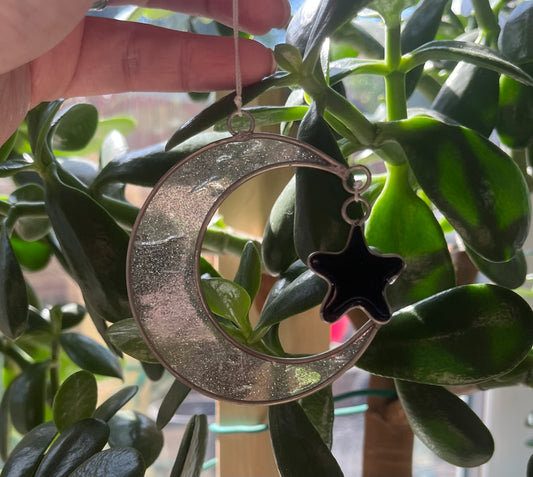 Crescent Moon Suncatcher