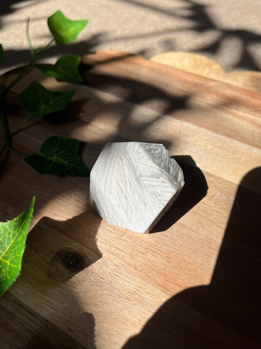 White Lace Agate Freeform