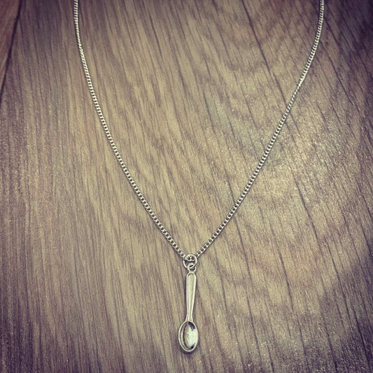 “Extra Spoon” Silver Necklace