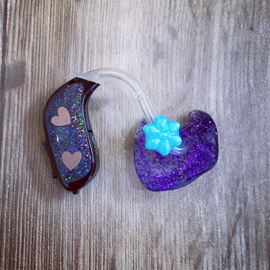 Flower Beads for Hearing Aids (pair)