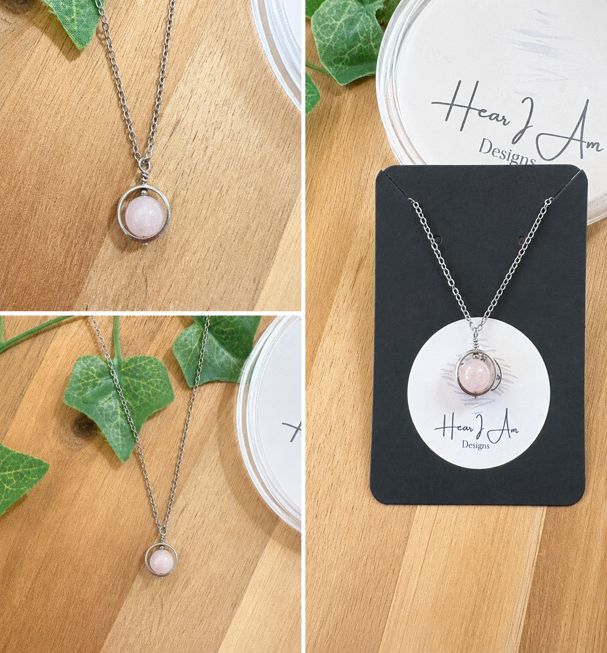 Spinning Gemstone Fidget Pendant