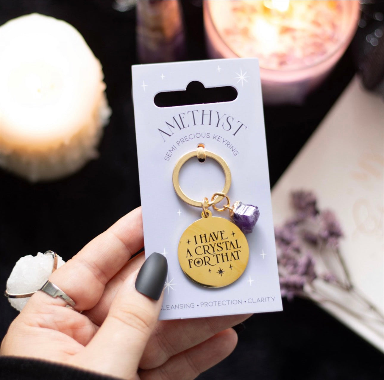 Crystal Keyrings - various designs