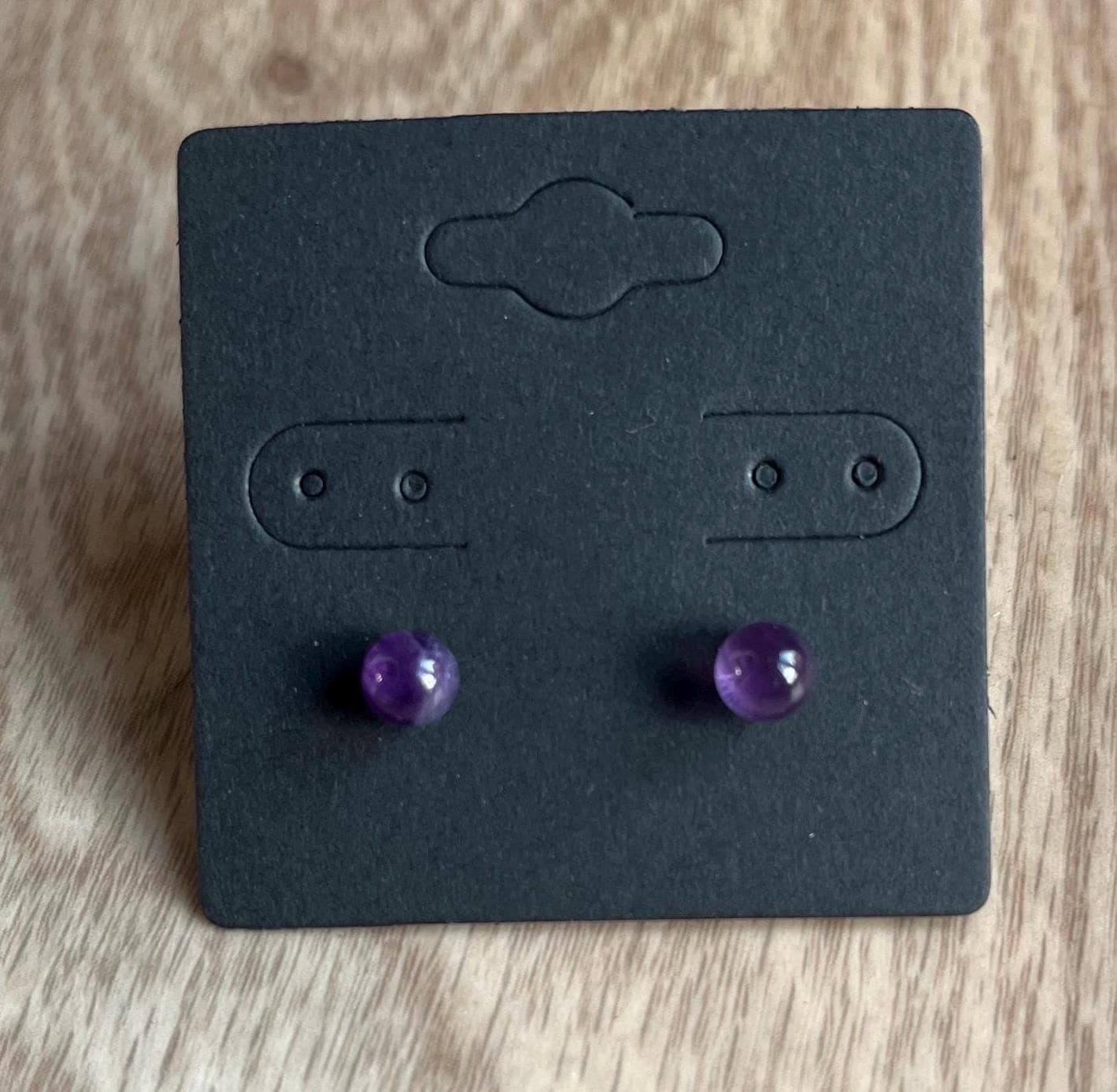 Crystal Bead Earrings with Sterling Silver Posts