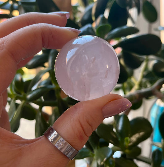 Rose Quartz Sphere #1