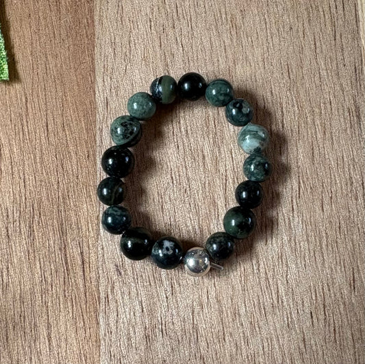 Crystal Beaded Rings - Various Materials Available