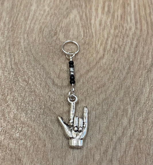 ILY Sign Hearing Aid Charms