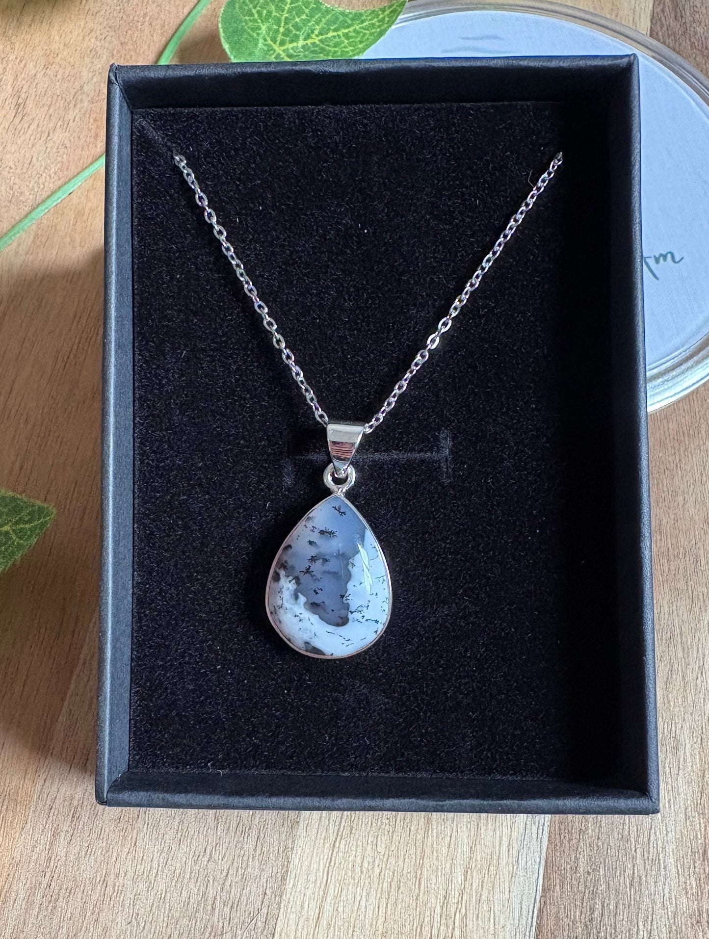 925 Sterling Silver Crystal Pendant Necklace – Choose Your Stone | Free 16” Chain | Optional Sterling Silver Upgrade