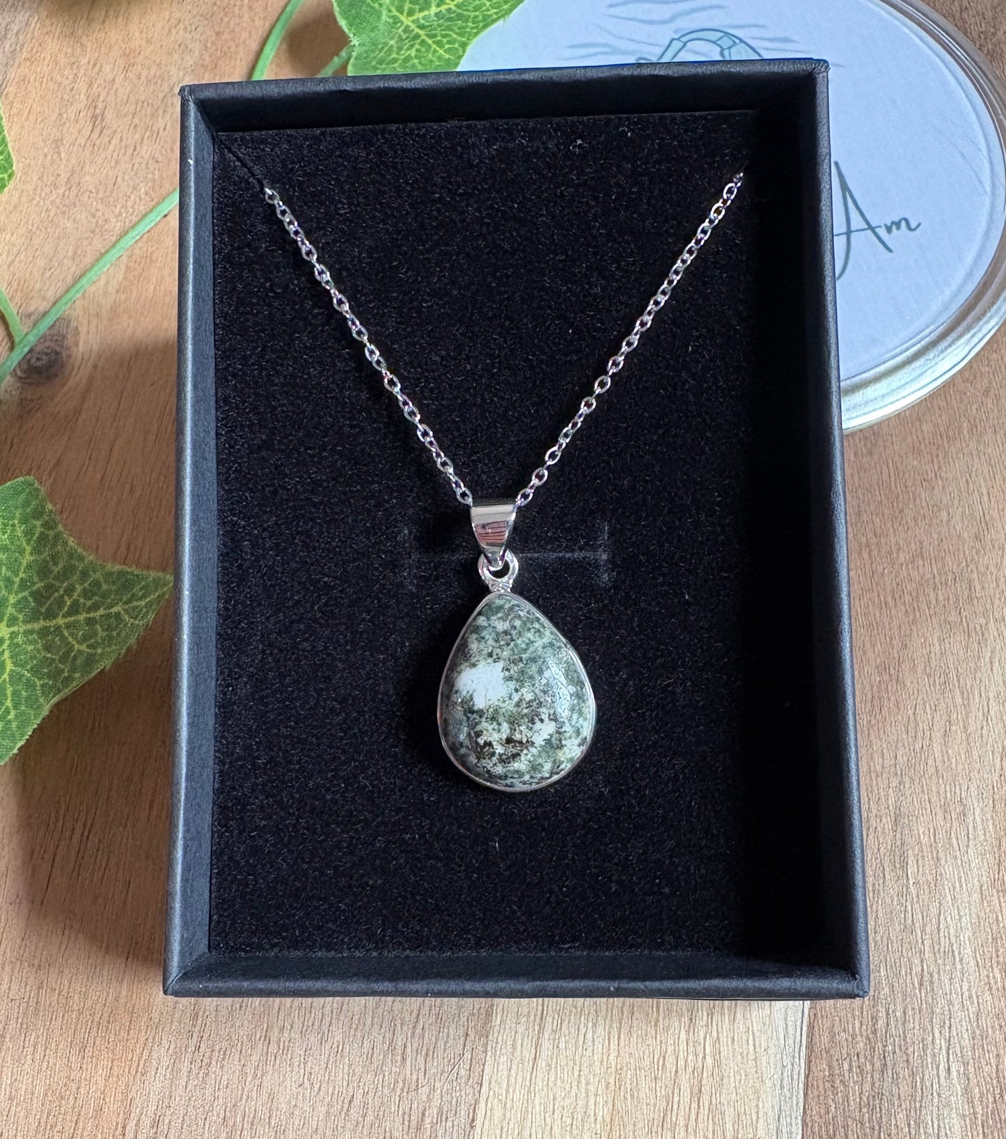925 Sterling Silver Crystal Pendant Necklace – Choose Your Stone | Free 16” Chain | Optional Sterling Silver Upgrade