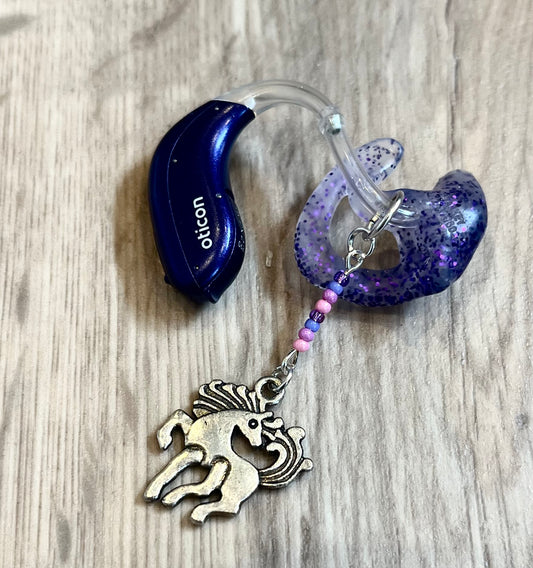 Unicorn Hearing Aid Charms