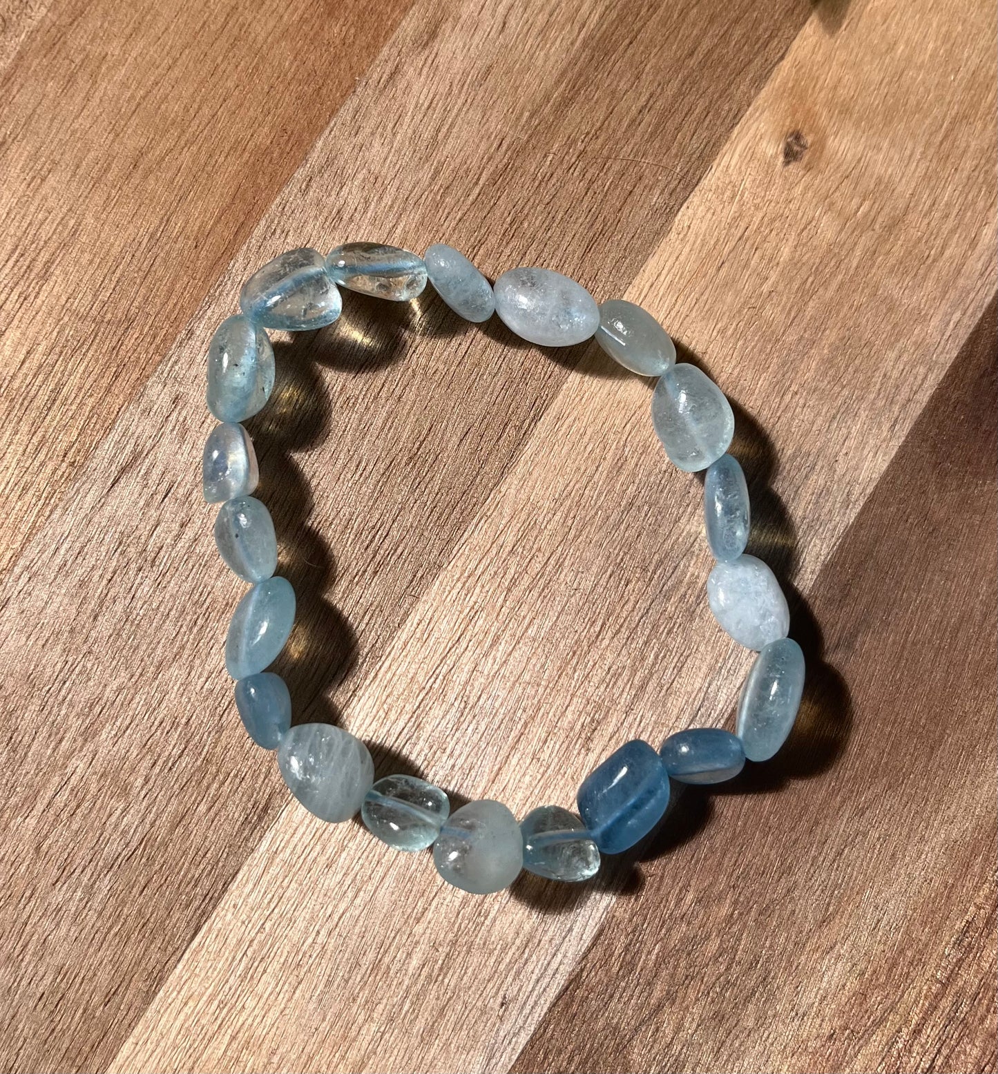 Elasticated Crystal Tumble Stone Bracelets - various crystals