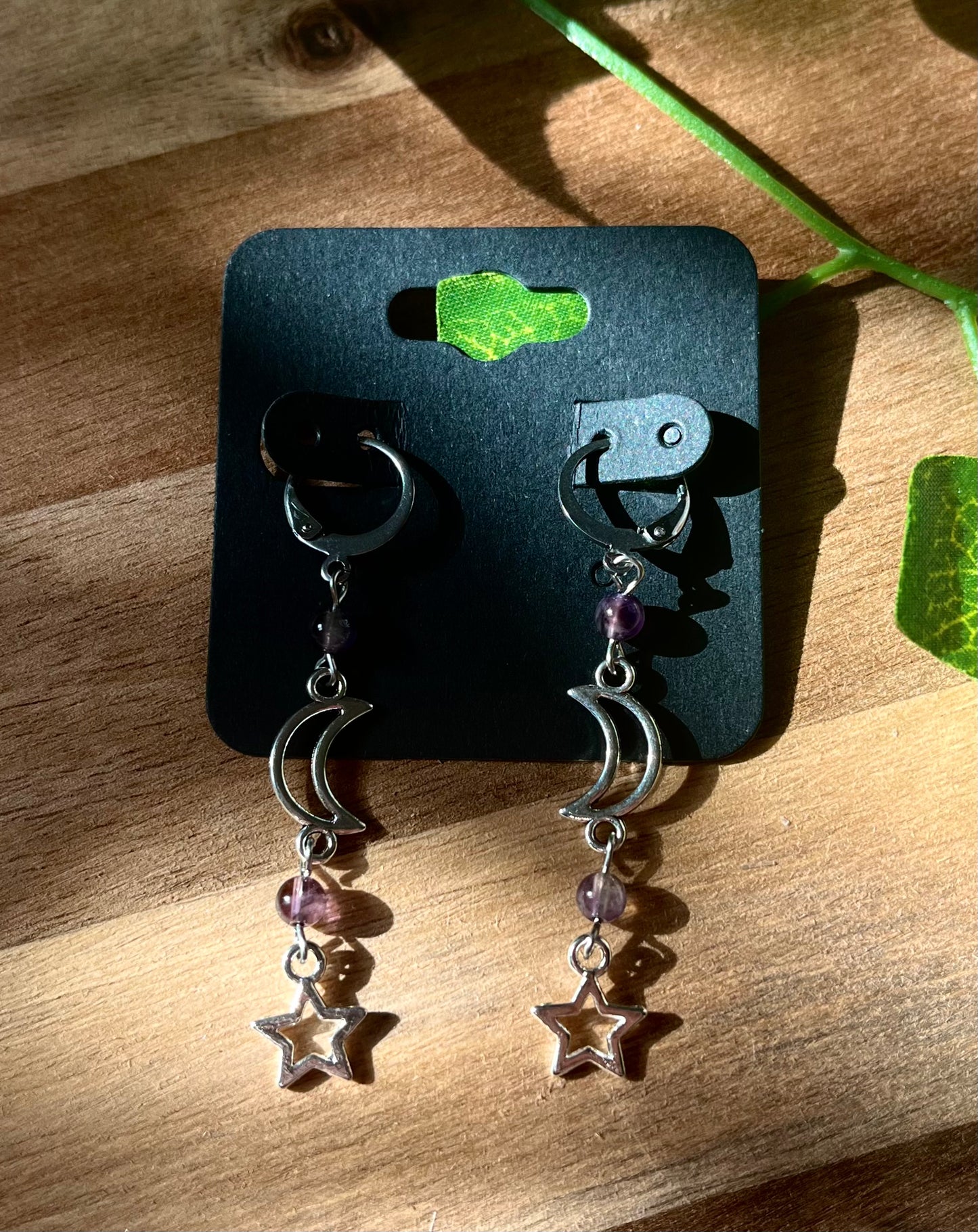Celestial Charm Earrings – Stainless Steel
