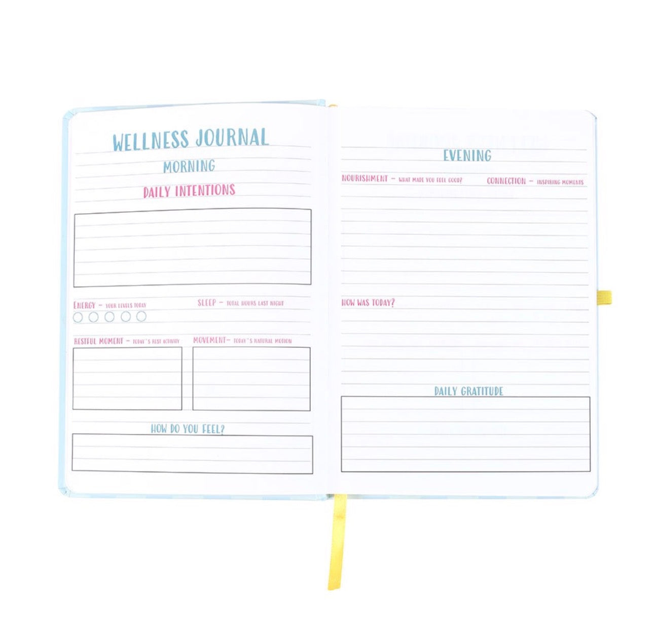 Be Kind to Your Mind A5 Wellness Journal with Citrine Pen