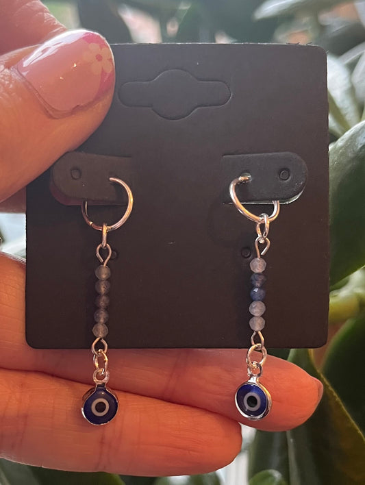 Sodalite Magic Eye Hearing Aid Charms