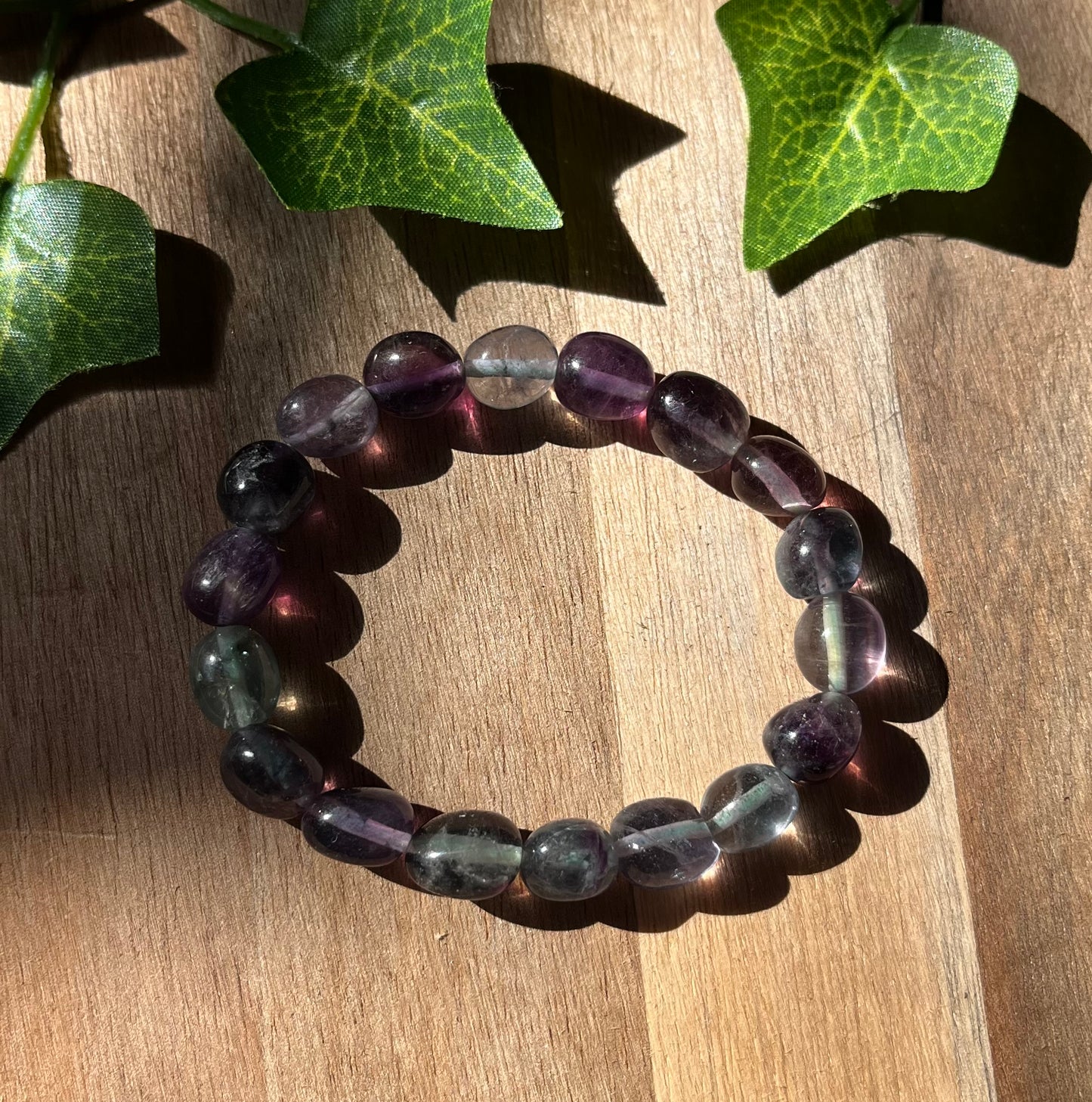 Elasticated Crystal Tumble Stone Bracelets - various crystals