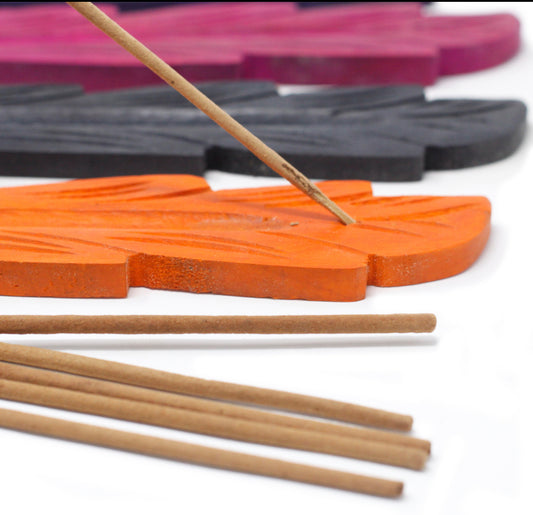 Leaf Incense Holder - Mango Wood