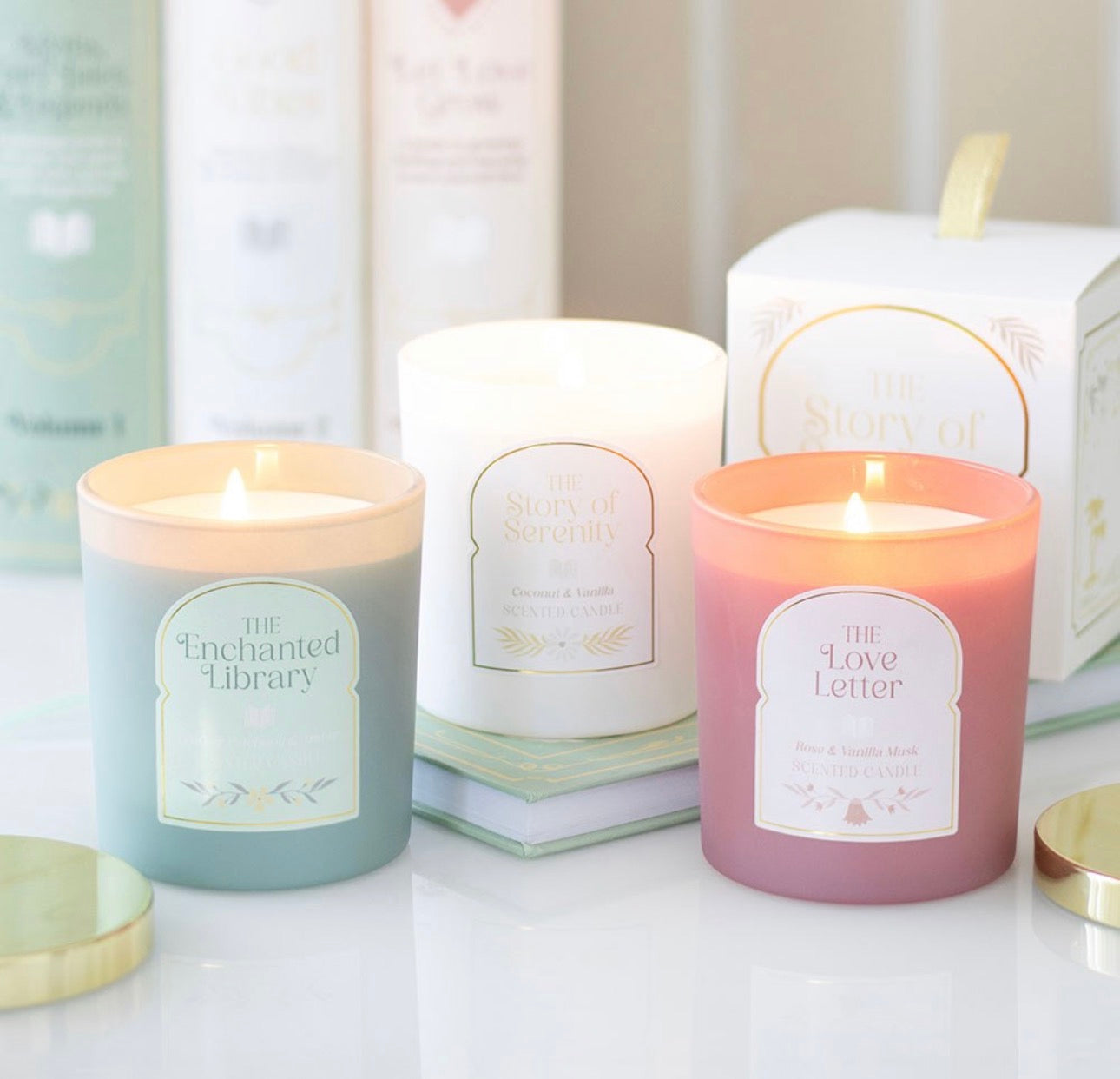 Bookworm Candle Collection – 3 Enchanting Scents