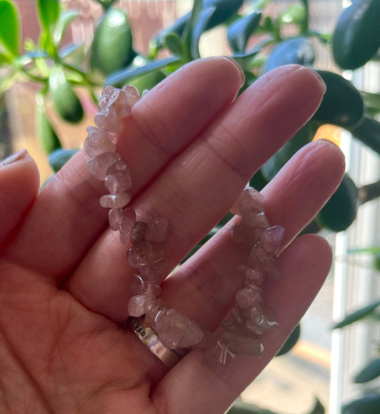 Elasticated Crystal Chip Bracelets