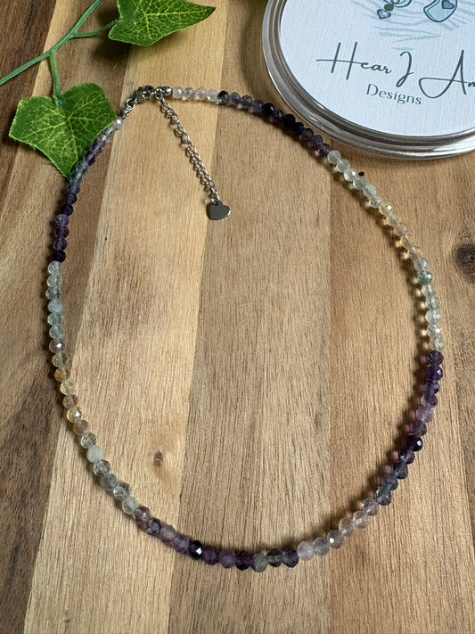 Gradient Fluorite Necklace