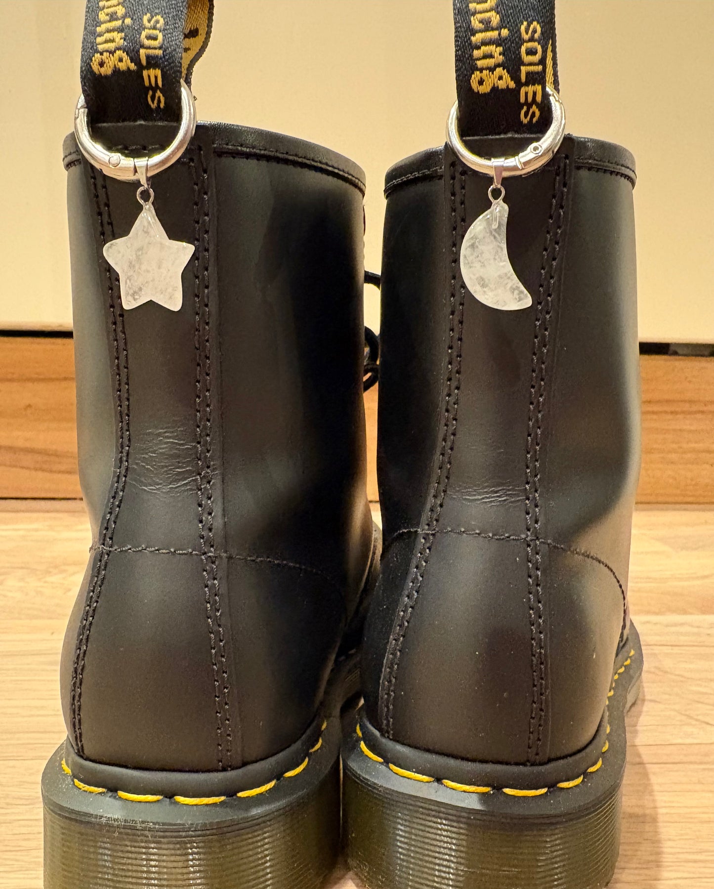 Boot Charms (Pair) – Various Styles in Genuine Gemstone & Stainless Steel