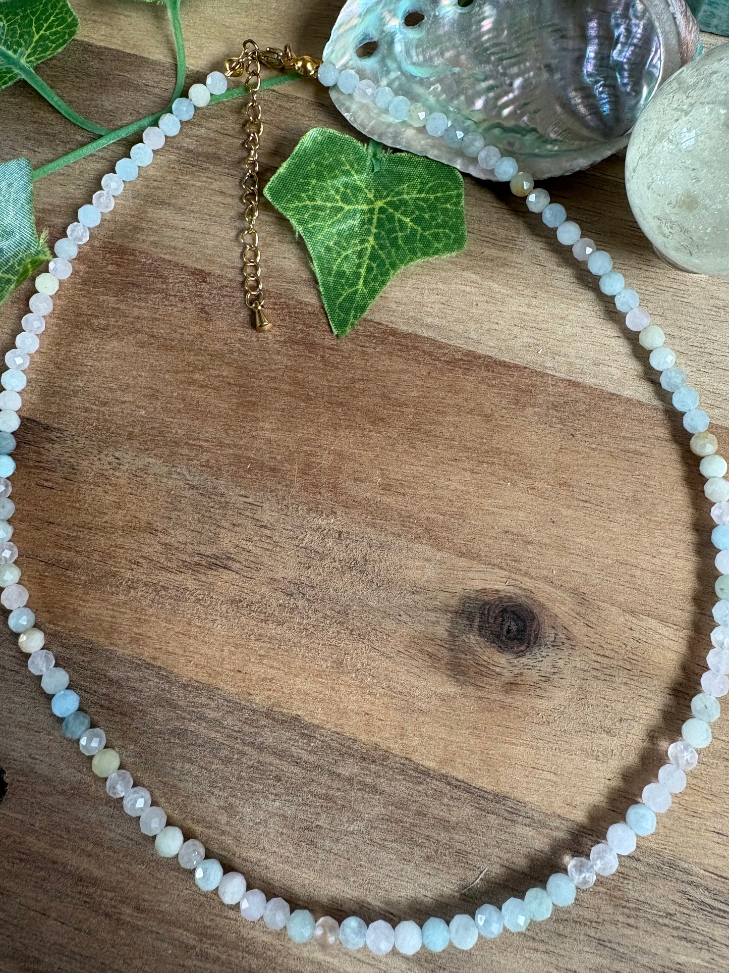 Salt & Sky Collection: Sunset Rose Necklace