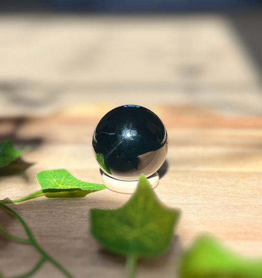 Black Obsidian Sphere