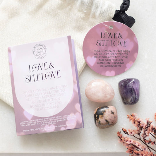 Love and Self Love Crystal Tumble Set