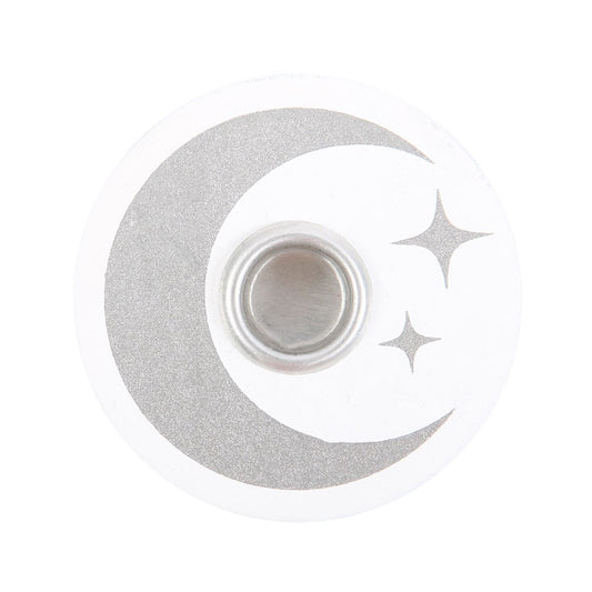 White Moon Spell Candle Holder