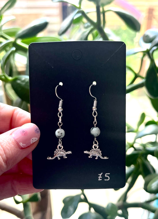Stegosaurus Earrings