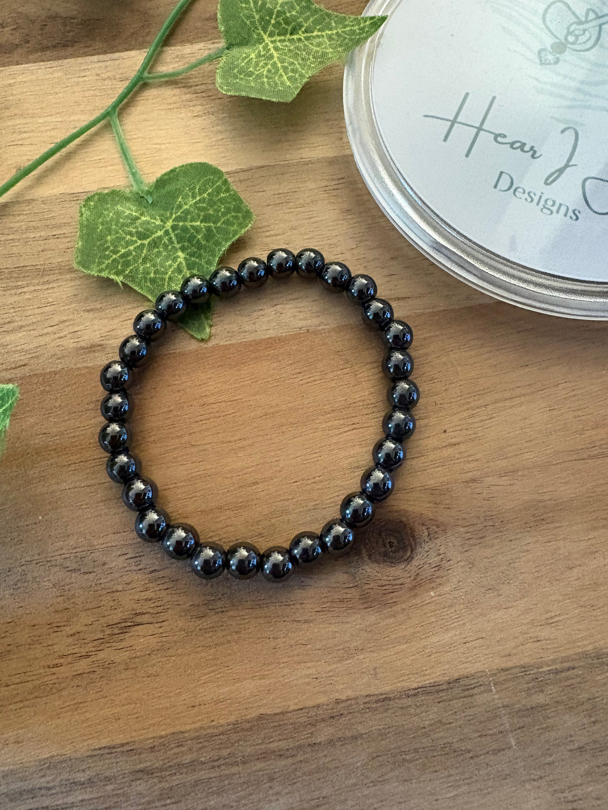 Magnetic Hematite Beaded Bracelet - 4mm and 6mm Beads Available