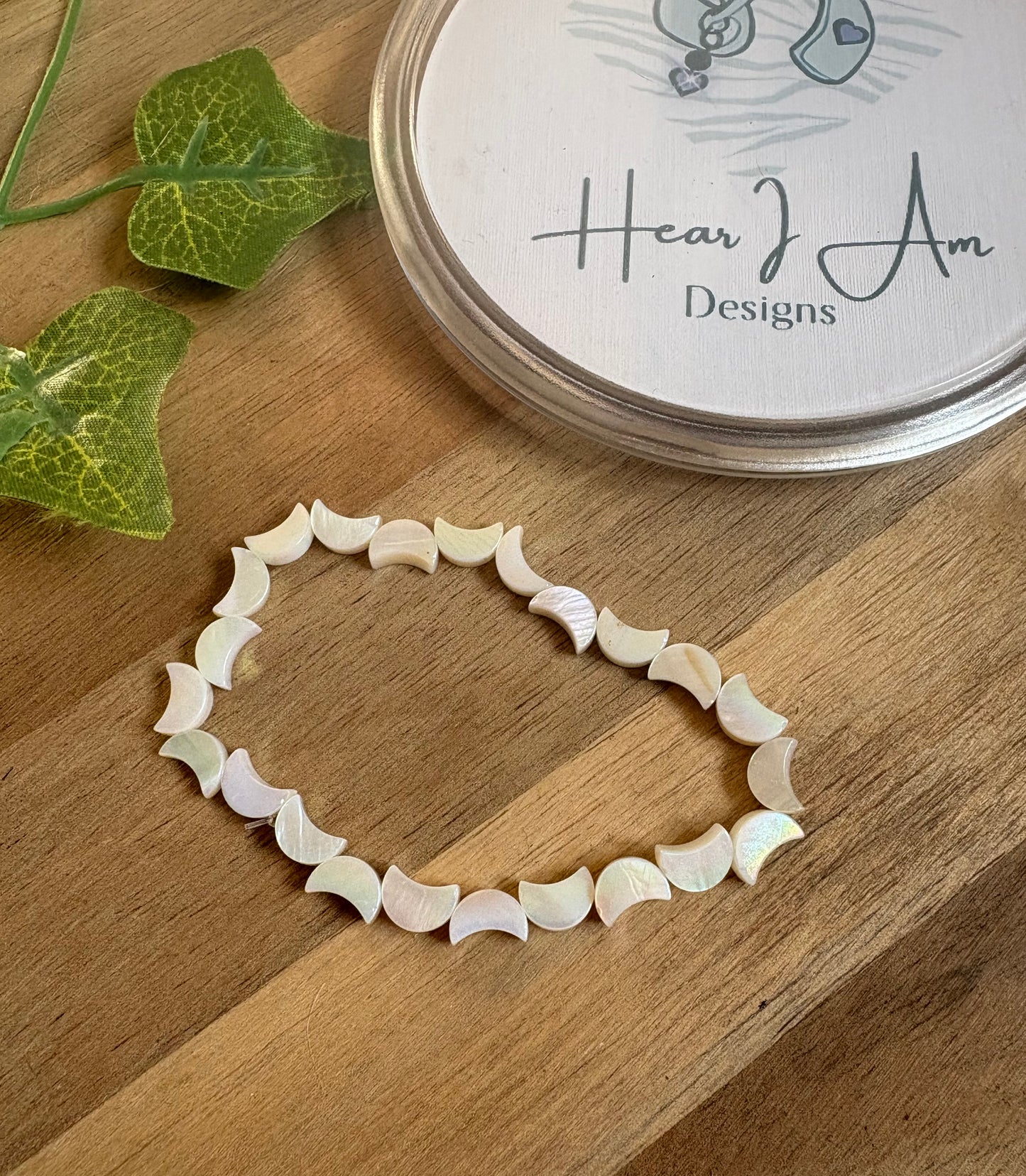 Mother of Pearl Moon Bracelet